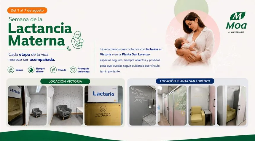 Cartelera digital: Semana de la Lactancia Materna